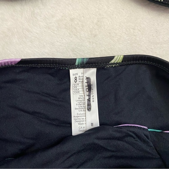 New! SET Seafolly Las Palmas Bikini Set NWOT 28564 - Picture 6 of 9